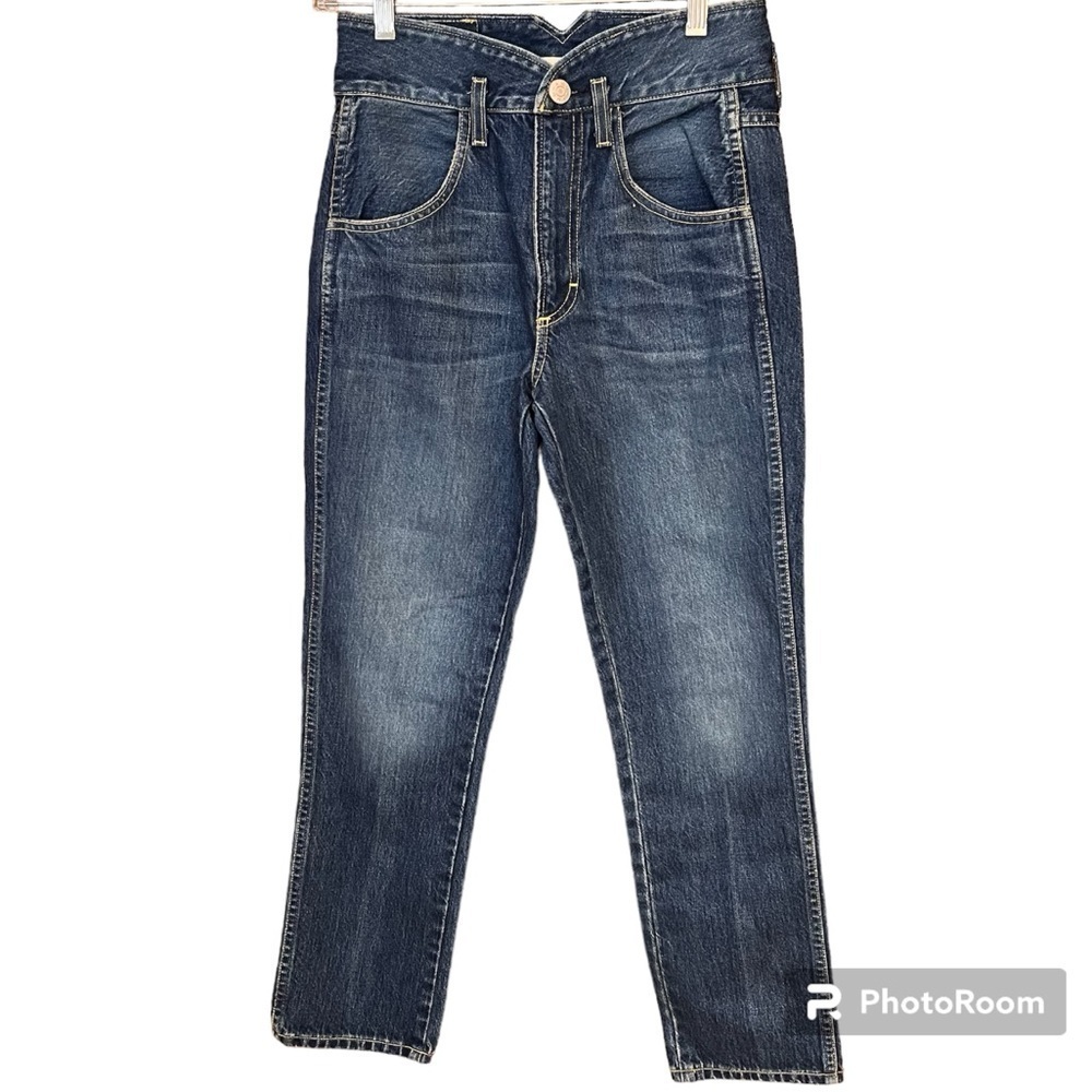 AMO vintage tulip dark blue ankle jean